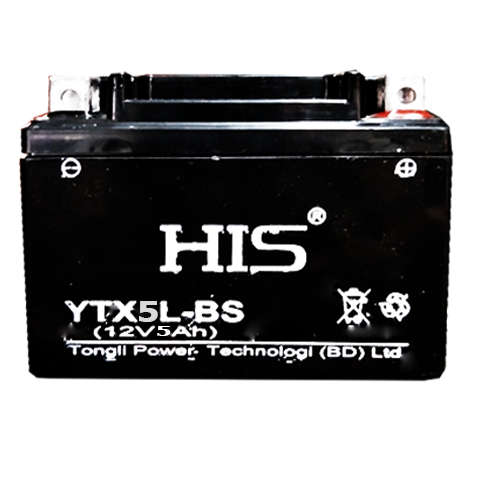 HIS YTX5L-BS Dry Battery